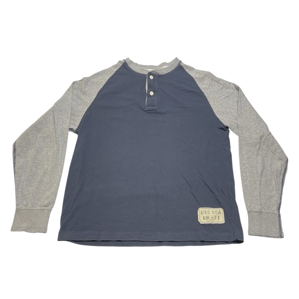 Cremieux Blue & Gray Long Sleeve Shirt Men’s Size Large Daniel Cremieux Preppy
